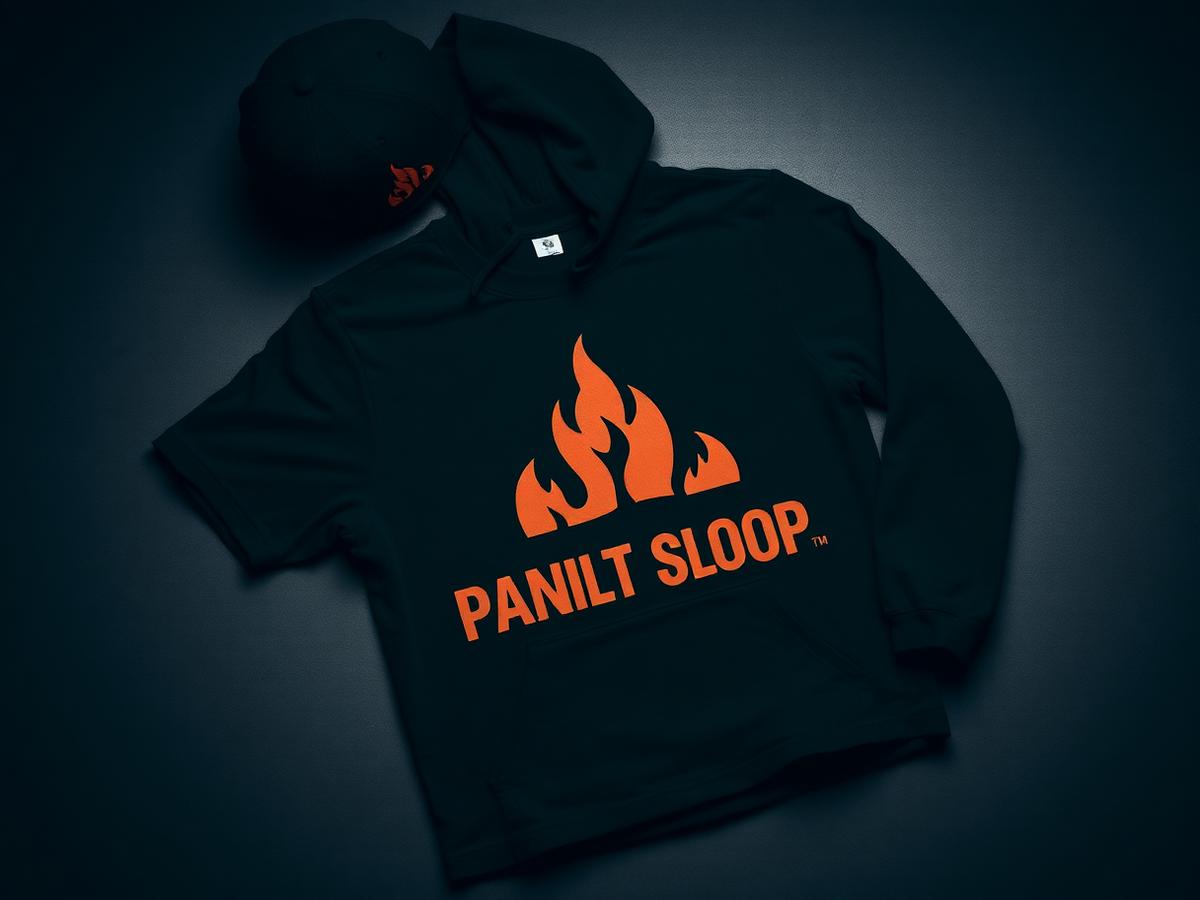 Picozzi's hoodie and cap flat lay